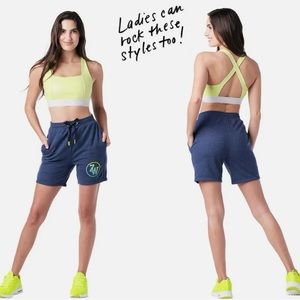 Zumba Worldwide Shorts NWT Night Sky (L)